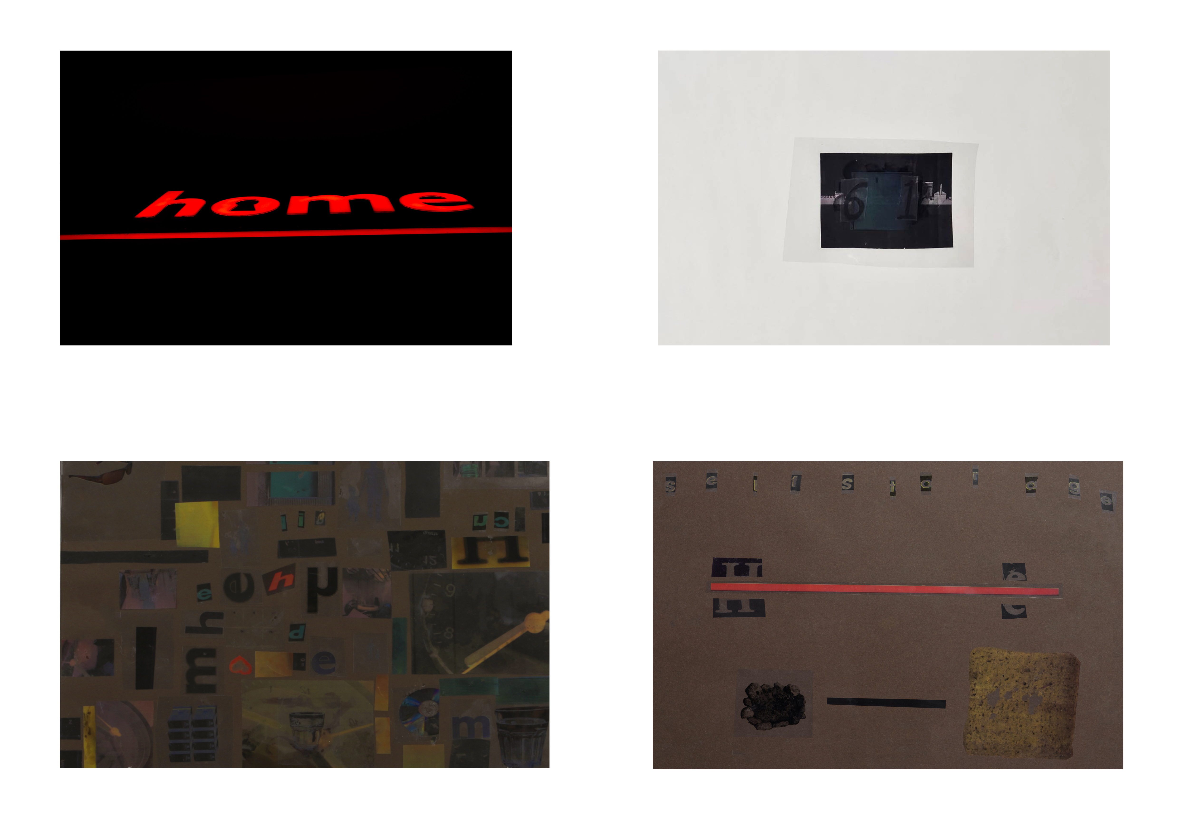 Untitled collage - Xerox transparent paper